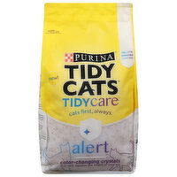 Purina Cat Litter, Alert, Tidy Care, Multi-Cat, Color-Changing Crystals - 8 Pound 