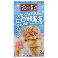 Let's Do Ice Cream Cones, Gluten Free, Cake Style - 12 Each 