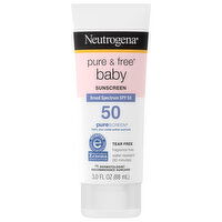 Neutrogena Sunscreen, Baby, Broad Spectrum SPF 50 - 3 Fluid ounce 