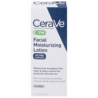 CeraVe Facial Moisturizing Lotion, Ultra Lightweight, PM - 3 Fluid ounce 