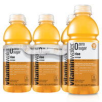 vitaminwater  Sugar Rise, Electrolyte Enhanced Water W/ Vitamins, Orange Drinks - 6 Each 