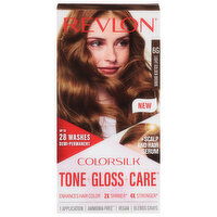 Revlon Hair Color, Demi-Permanent, Tone + Gloss + Care, 6G Light Golden Brown - 1 Each 