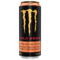 Monster Energy Drink, Latte, Cold Brew - 13.5 Fluid ounce 