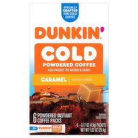 Dunkin' Coffee, Powdered, Caramel, Cold - 6 Each 