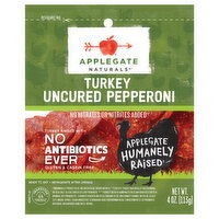 Applegate Naturals Pepperoni, Uncured, Turkey - 4 Ounce 