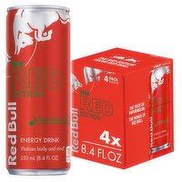 Red Bull Red Edition Watermelon Energy Drink - 4 Each 