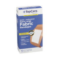 Topcare Antibacterial Fabric First Aid Antiseptic All One Size Extra Large Bandages