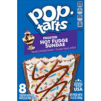 Pop-Tarts Toaster Pastries, Hot Fudge Sundae, Frosted - 8 Each 