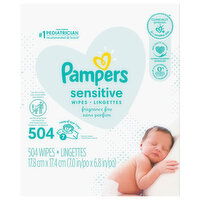 Pampers Wipes, Sensitive - 7 Each 