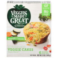 Veggies Made Great Veggie Cakes, Super Blend, Superfood - 6 Each 