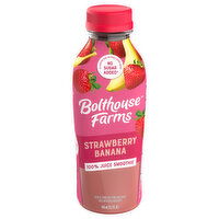 Bolthouse Farms 100% Juice Smoothie, Strawberry Banana - 15.2 Fluid ounce 