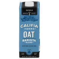 Califia Farms Oatmilk, Barista Blend - 32 Fluid ounce 