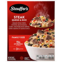 Stouffer's Steak Queso & Rice Family Size - 30 Ounce
