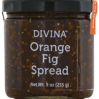 Divina Fig Spread, Orange - 9 Ounce 