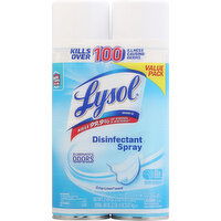 Lysol Disinfectant Spray, Crisp Linen Scent, Value Pack, 2 Pack - 2 Each 