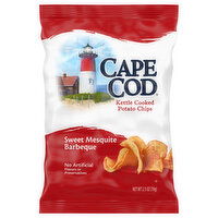 Cape Cod Potato Chips, Kettle Cooked, Sweet Mesquite Barbeque - 2.5 Ounce 