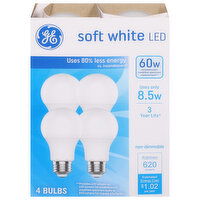 GE Light Bulbs, LED, Soft White, 60 Watts