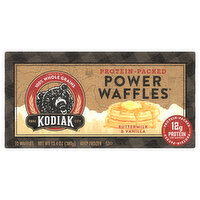 Kodiak Power Waffles, Protein-Packed, Buttermilk & Vanilla - 13.4 Ounce 