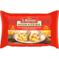 El Monterey Burritos, Egg, Applewood Smoked Bacon & Cheese - 8 Each 