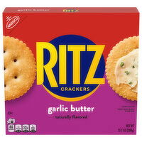 RITZ Garlic Butter Crackers, Snacks for Kids and Adults, Lunch Snacks - 13.7 Ounce 