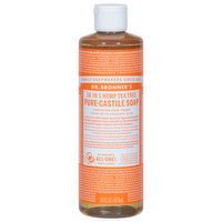 Dr. Bronner's Soap, Pure-Castile, 18-in-1, Hemp, Tea Tree