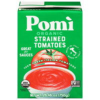 Pomi Tomatoes, Strained, Organic - 26.46 Ounce 