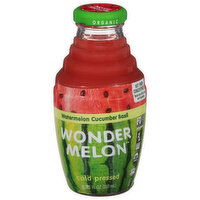 Wonder Melon Juice, Watermelon Cucumber Basil - 8.45 Fluid ounce 