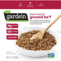 Gardein Vegan Frozen Gluten-Free Ultimate Plant-Based Ground Be'f Crumbles - 13.7 Ounce 