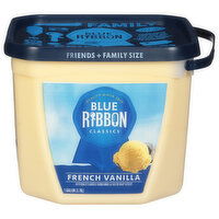 Blue Ribbon Classics Frozen Dairy Dessert, French Vanilla, Friends + Family Size - 1 Gallon 