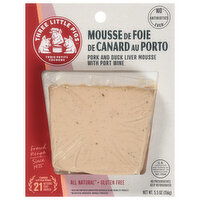 Three Little Pigs Mousse, Pork & Duck Liver - 5.5 Ounce 