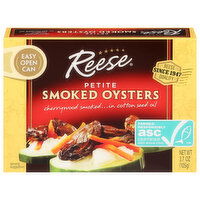 Reese Smoked Oysters, Petite - 3.7 Ounce 