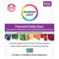 Rainbow Light Prenatal Daily Duo, Tablets+Softgels - 1 Each 