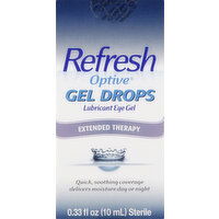 Refresh Lubricant Eye Gel, Gel Drops, Extended Therapy