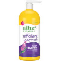 Alba Botanica French Lavender  Body Wash - 32 Fluid ounce 