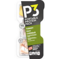 P3 Portable Protein Pack, Turkey Ham Cheddar - 2.3 Ounce 