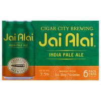 Cigar City Brewing Beer, India Pale Ale, Jai Alai, 6 Pack - 6 Each 