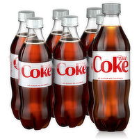 Diet Coke Soda Soft Drink, 16.9 fl oz - 6 Each 