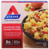 Atkins Sausage Scramble, Farmhouse-Style