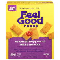 Feel Good Foods Pizza Snacks, Uncured Pepperoni - 7 Ounce 