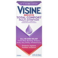 Visine Red Eye, Total Comfort, Multi-Symptom