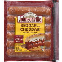 Johnsonville Sausage, Beddar with Cheddar, Smoked - 14 Ounce 