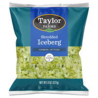 Taylor Farms Iceberg, Shredded - 8 Ounce 