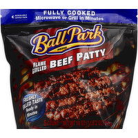 Ball Park Beef Patty, Flame Grilled - 6 Each 