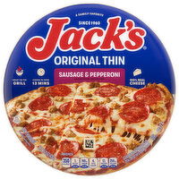 Jack's Original Thin Sausage & Pepperoni Pizza - 15 Ounce