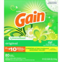 Gain Powder Detergent, Original, +Aroma Boost