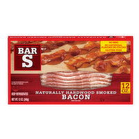 Bar S Naturally Hardwood Smoked Bacon - 12 Ounce 