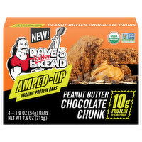 Dave's Killer Bread Protein Bars, Organic, Peanut Butter Chocolate Chunk, Amped-Up - 4 Each 