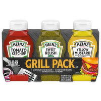 Heinz Grill Pack, Tomato Ketchup, Sweet Relish, Yellow Mustard - 1 Each 