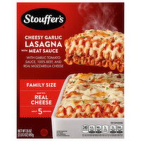 Stouffer's Lasagna, with Meat Sauce, Cheesy Garlic, Family Size - 35 Ounce 