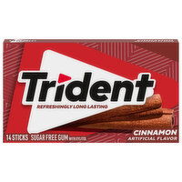 Trident Gum, Sugar Free, Cinnamon - 14 Each 